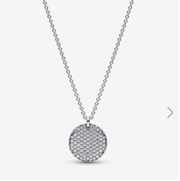 Pandora timeless pave round pendant - Picture 1 of 5